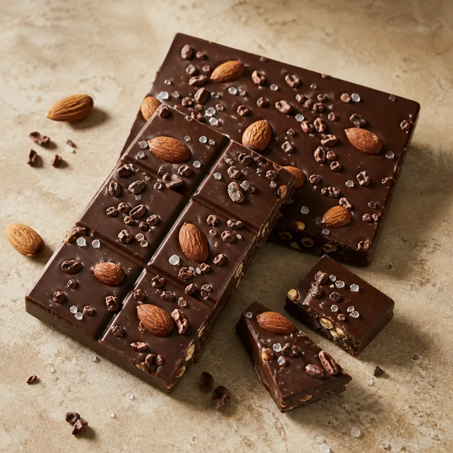 Noir 72% Almond & Sea Salt